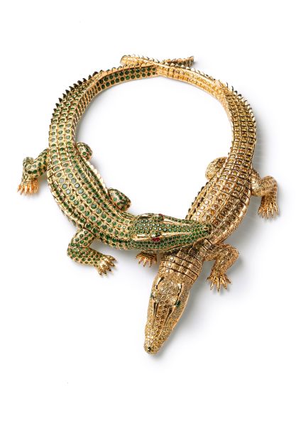 　　图14： 卡地亚著名鳄鱼项链，1975年