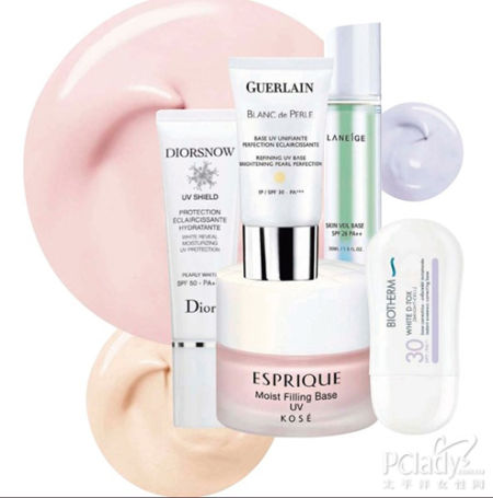 彩色饰底乳应局部使用