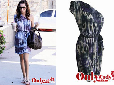 Ashley Tisdale ңLiyah Off-Shoulder Asymmetrical Dress $132.00 