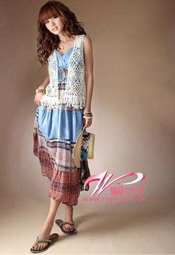 钩针<em>马甲图解</em>