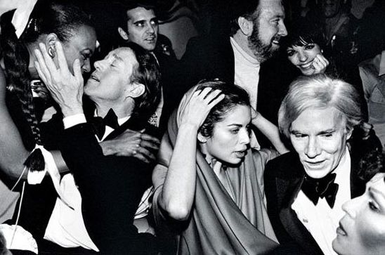 1970年代Andy Warhol在纽约曼哈顿Studio 54