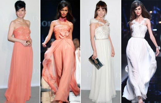 周慧敏和经典永存的Dior相得益彰