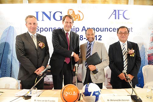 ING与亚洲足球协会落实四年赞助合约(图)