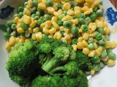 ${黄豆+青豆+鸡翅}