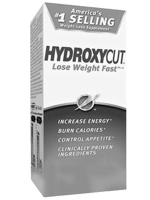 Hydroxycut产品包装上打出了美国销量第一的广告