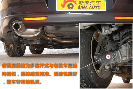 睿翼的E型多连杆后悬挂 睿翼的E型多连杆后悬挂