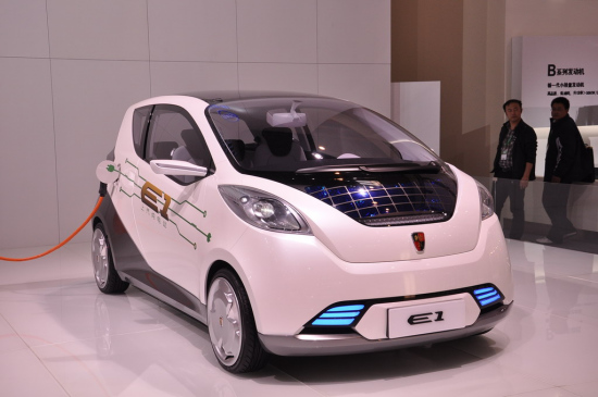 2010北京车展新能源车上汽E1电动车
