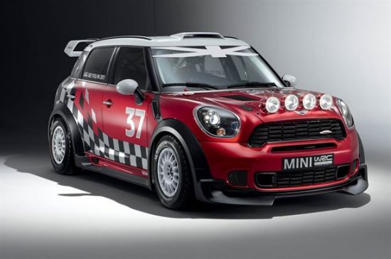 mini countryman拉力战车亮相巴黎车展