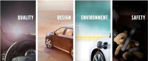 沃尔沃汽车的核心价值：品质、设计、环保和安全
