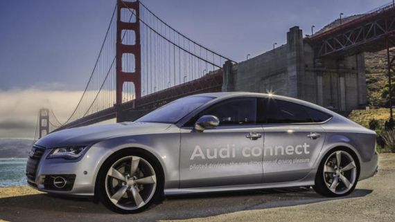 奥迪、谷歌等获准在美加州上路测试无人驾驶车