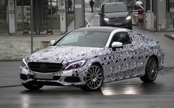 Mercedes-Benz C-class Coupe Spy 03