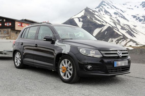 Volkswagen Tiguan mule spy