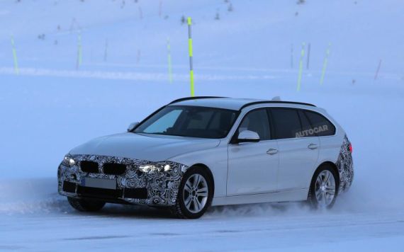 BMW 3-series Facelift spy 