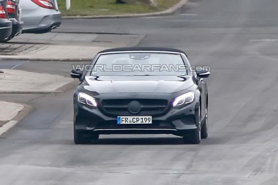 Mercedes-Benz S-Class Cabriolet spy 07