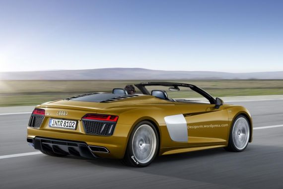 Audi R8 Spyder render 02