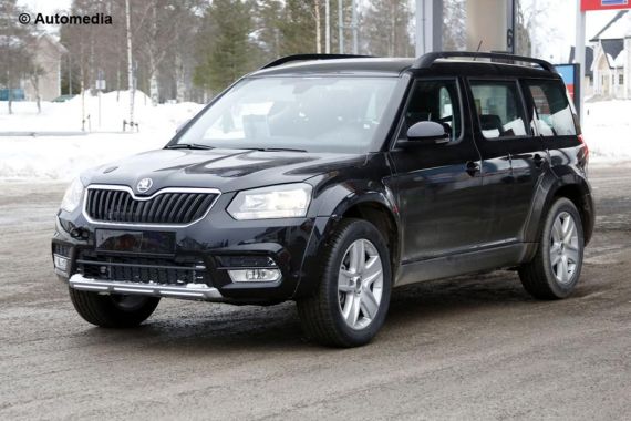 Skoda A-Plus SUV spy 