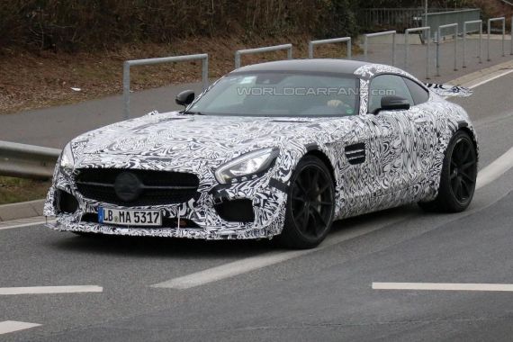 High-performance Mercedes-AMG GT prototype spy 03