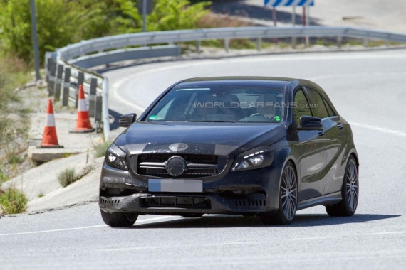 Mercedes A45 AMG spy 02