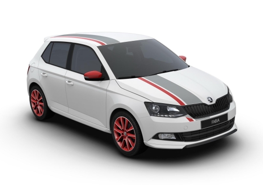 Skoda Fabia Red&Grey Plus