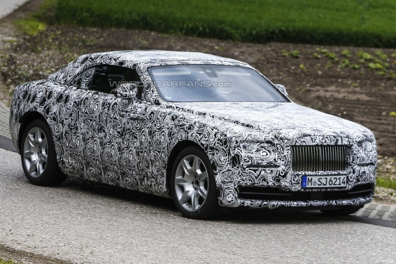 Rolls-Royce Wraith Drophead Coupe spy photo -02