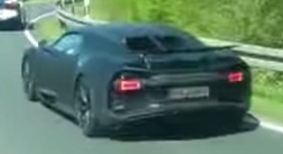Bugatti Veyron successor test prototype spy 03