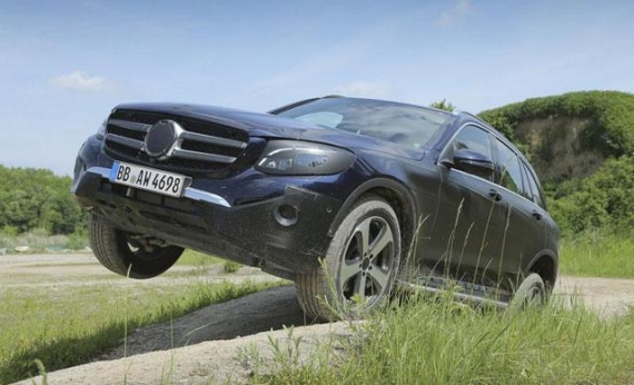 Mercedes GLC test drive prototype 01