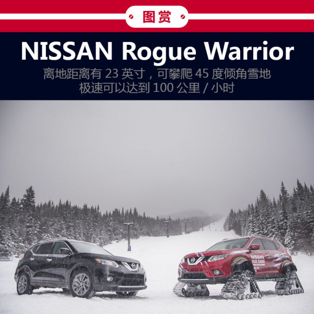雪地征服 NISSAN Rogue Warrior概念车