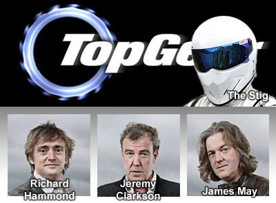 图为英国《Top Gear》节目剧照 图为英国《Top Gear》节目剧照
