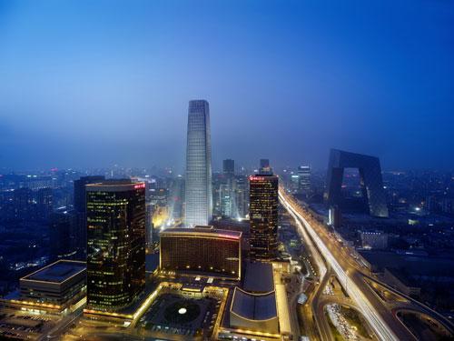 国贸中心夜景 国贸中心夜景