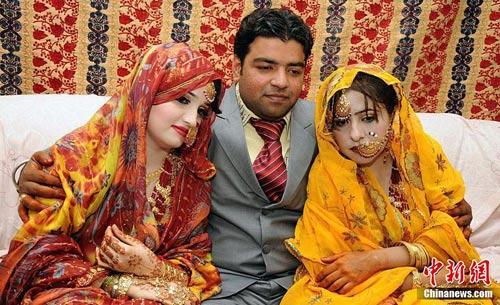 享齐人之福巴基斯坦男子24小时内娶两老婆