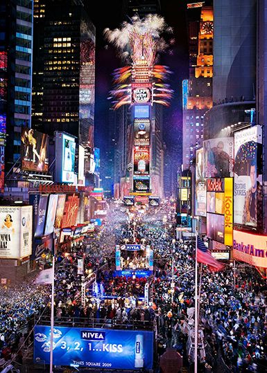 Bursting with personality, the global attention, New York New Year's Eve
