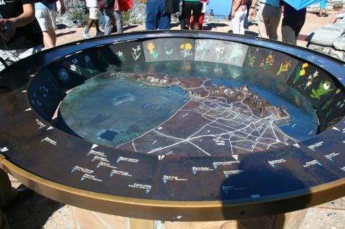 The Cape Peninsula three-dimensional map