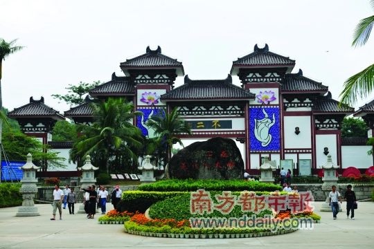 南山寺是海南较为出名的南山文化旅游区。