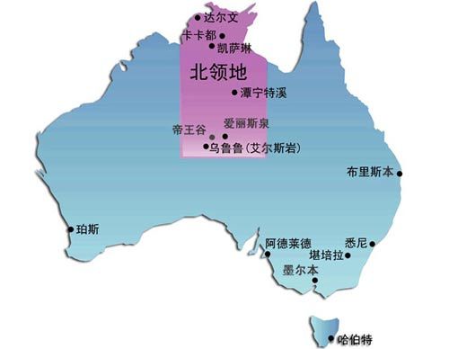 The Northern Territory Map