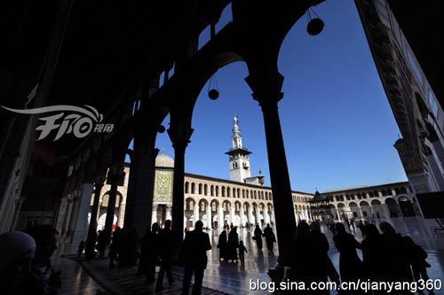 The Umayyad Mosque in Damascus