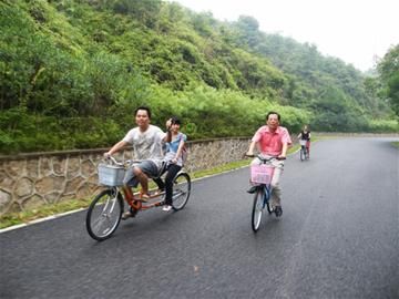 The riding to become the Huizhou new city leisure