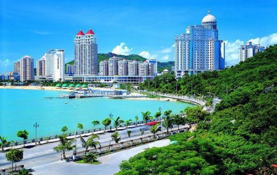 The beautiful scenery of Zhuhai City