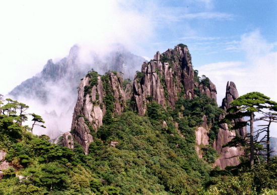 游江西三清山 登山线路