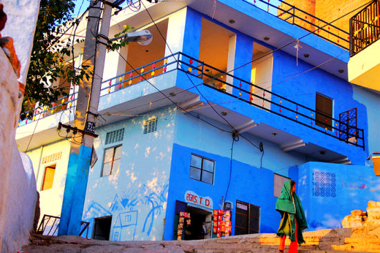 印度焦特布尔 油彩画出的小城_新浪旅游_新浪网