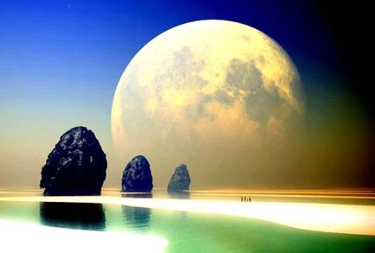 宜宾三江双月美不胜收