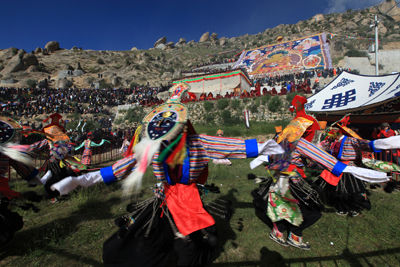 去西藏 了解拉萨雪顿节起源
