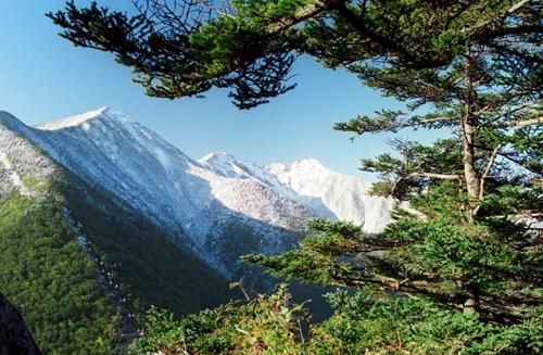 关中八景 太白积雪