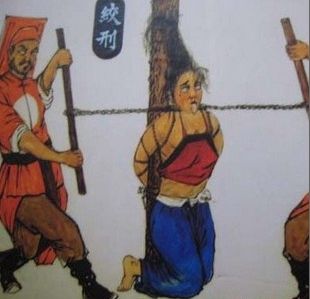 古代日本惩罚女犯酷刑挖胸