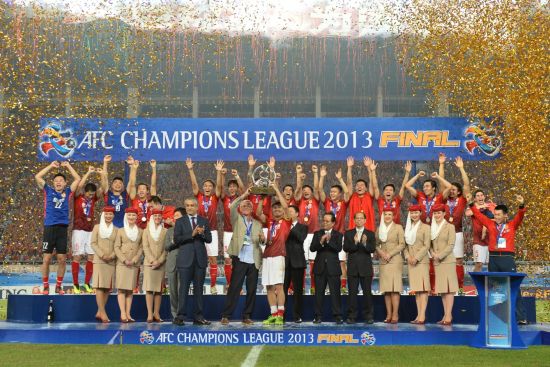 2013亚冠联赛广州恒大夺冠穆里奇获得阿联酋