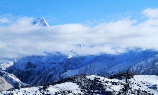 剑门蜀道少问津 银装素裹四姑娘山