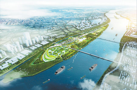 长沙湘江洲岛概念性规划五个设计方案 你为哪