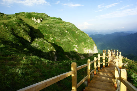 紫柏山栈道