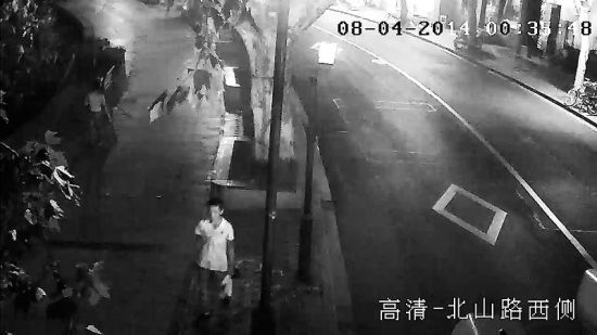 西湖景区公布喷漆嫌疑人监控视频