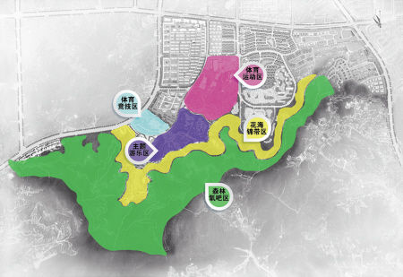 谷山森林体育公园 提高城市幸福感