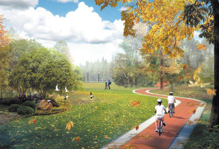 谷山森林体育公园 提高城市幸福感